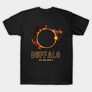 BUFFALO New York Total Solar Eclipse 2024 April 8th Souvenir T-Shirt